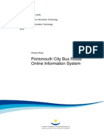 Portsmouth City Bus Route Online Information System