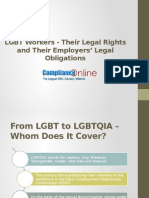 LGBT D"LGBT Workers - Their Legal Rights and Their Employers’ Legal Obligations "oes the Term Scare You