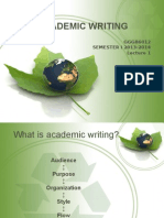 Academic WritingLect 1 GB6012 DR Nooreiny