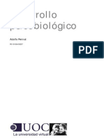 PSICOLOGIA DEL DESARROLLO 1 .Módulo 2. Desarrollo Psicobioló