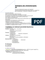 Bazele Microbiologice Ale Chimioterapiei Antiinfecţioase