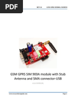 GPRS GSM Sim900A Modem With Stub Antenna and SMA connector-USB