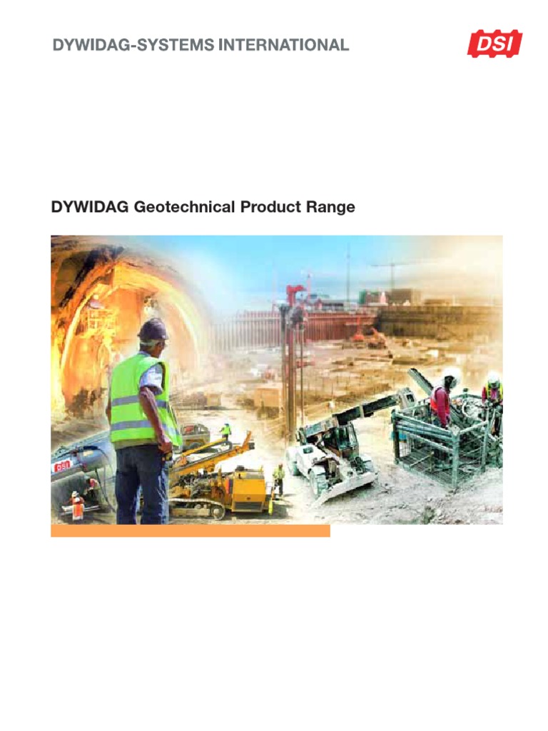 DSI-DYWIDAG Geotechnical Product Range en | PDF | Deep Foundation ...