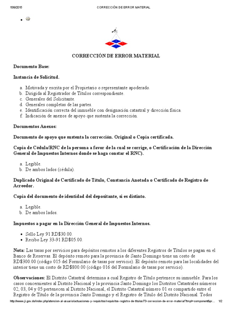 Solicitud de Corrección de Error Material | PDF | Business