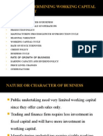 Factors Affecting Working Capital