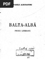 Balta Alba - Vasile Alecsandri