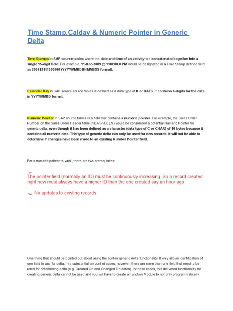 Additional Info On Generic Data Extractors | PDF | Data Type | Pointer ...