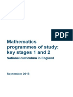 PRIMARY National Curriculum - Mathematics 220714