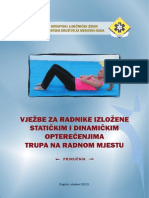 Vežbe Za Radnike Izložene Statičkim I Dinamičkim Opterećenjima Na Radnom Mestu PDF