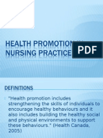 HEALTH PROMOTION