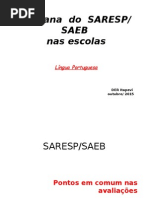 Apresentação Saresp/SAEB 2015 -LP