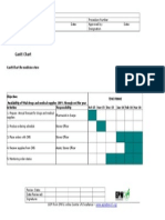 Gantt Chart Form