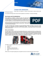 Noise Technical Fact Sheet 3 - Sound Insulation for Windows