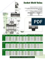 Socket Weld Union: Welding Gap and Minimum Flat Dimension For Socket Weld Fittings