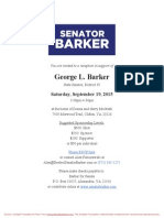 A Reception in Support of State Senator George L. Barker