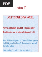 Jolly Seber Model
