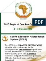 AUSC SEAS Coaches Conference Lusaka 2015