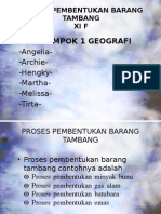 Proses Pembentukan Barang Tambang