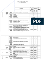 Planul Calendaristic I-II