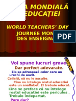 0 Ziua Mondiala A Educatiei