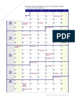 2015-16 School Calendar with US Holidays