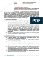 Edital do Tribunal de Justiça do Estado de Rondônia