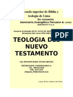 Εscuela Superior de Biblia y Teología de Lima ANUNCIO