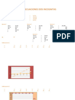 Sistema de Dos Ecuaciones Dos Incognitas