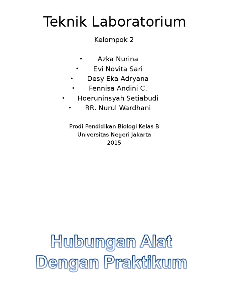 Teknik Laboratorium | PDF