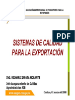 Normas de Calidad para La Exportacion PDF