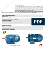 YE2 High Efficiency Electric Motor PDF