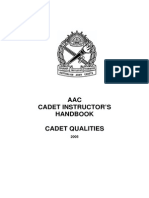 AAC Inst Hbook - Cadet Qualities