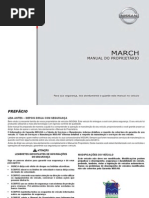 NISSAN March 2012 - Manual do Proprietario