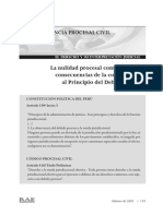 Nulidad Procesal Contravención Al Derecho Del Debido Proceso.