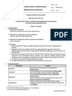 CAS #047 - 2015 Un (01) Tecnico Administrativo