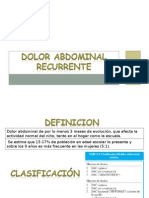 Dolor Abdominal Recurrente