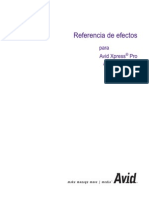 Manual Avid Xpress Pro-DV Referencia de Efectos