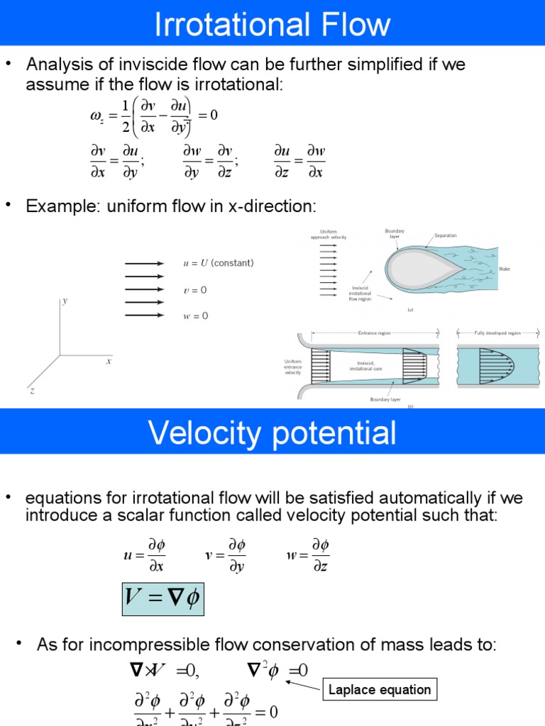 Understanding Irrotational Flow in Fluids | PDF | Science & Mathematics