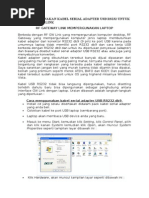 Download CARA MENGGUNAKAN KABEL SERIAL ADAPTER USB RS232 UNTUK INTERFACE GW LINKdoc by haerulamri SN284276306 doc pdf