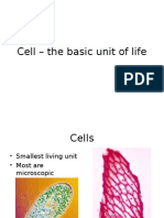 Lec 3,4,5-Cell and Cell Organelles