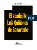 Quiñones de Benavente, Luis - El Abadejillo