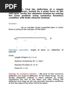 Solution:-: Strategy For Analytical Solution