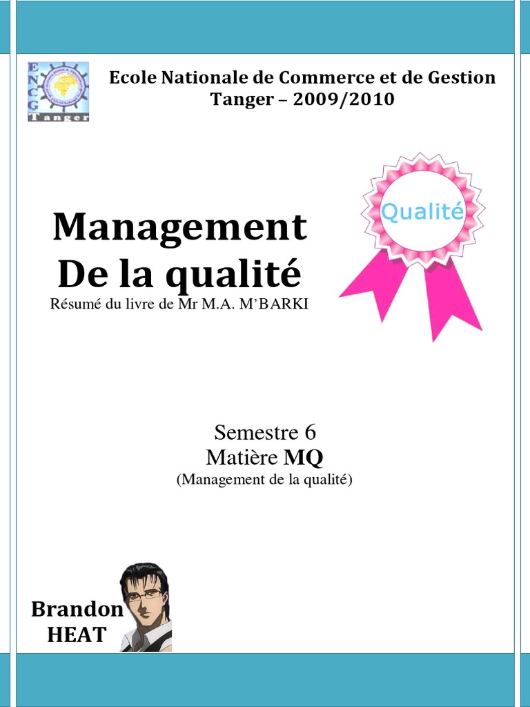 Histoire et principes du management qualité | PDF | Management de la ...