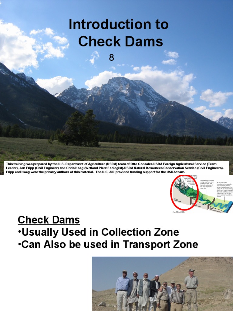 Check Dam Design and Components Guide | PDF | Dam | Erosion