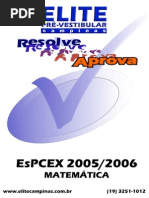 Espcex 0506 Mat ELITE