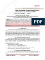 Development of a wound dressing with wireless communication to analyze relevant parameters for veterinary medicine Feasibility study part 1 -sensor