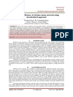 Increasing efficiency of wireless sensor network using decentralized approach