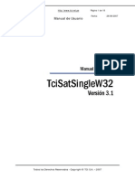 Manual de Usuario TCiSatSingleW32 PDF