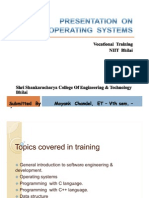 Presentation On Operating Systems