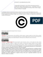 El Copyright y Los Derechos de Autor Gui